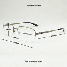 Load image into Gallery viewer, Brand Square Titanium optical glasses frame men 2023 Myopia computer eye glasses frames for men business spectacle Men&#39;s