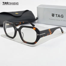 Load image into Gallery viewer, Brand Square eyeglasses women Acetate optical glasses frame men Big box myopia prescription Retro spectacle frames T0917