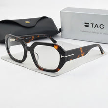 Load image into Gallery viewer, Brand Square eyeglasses women Acetate optical glasses frame men Big box myopia prescription Retro spectacle frames T0917