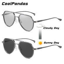 Load image into Gallery viewer, Brand Unisex Photochromic Sunglasses Polarized Day Night Vision Chameleon Glasses Men Women Driving oculos gafas de sol hombre