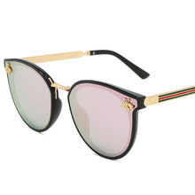 Load image into Gallery viewer, Brand Women&#39;s Sunglasses Oval Metal Frame Little Bee Men&#39;s Sunglasses UV400 Classic Retro Brand Sport  Glasses