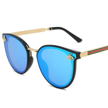 Load image into Gallery viewer, Brand Women&#39;s Sunglasses Oval Metal Frame Little Bee Men&#39;s Sunglasses UV400 Classic Retro Brand Sport  Glasses