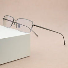 Load image into Gallery viewer, Brand blue light glasses Square Radiation computer Gaming eyeglasses Business goggle spectacle frames titanium glasses frame men