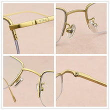 Load image into Gallery viewer, Brand blue light glasses Square Radiation computer Gaming eyeglasses Business goggle spectacle frames titanium glasses frame men
