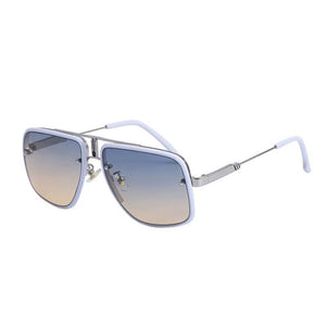 Brand designer big frame sunglasses men driving sunshade mirror ladies glasses high-quality birthday gift