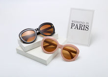 Load image into Gallery viewer, Brand sunglasses women men sunglasses quality big round frame selling  sun glasses 5 colors Oculos UV400