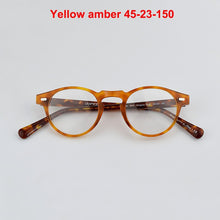 Load image into Gallery viewer, Brand optical glasses frame men ov5186 Retro eye glasses frames for women Myopia computer round eyeglasses spectacles