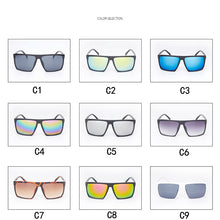 Load image into Gallery viewer, Brand retro Steampunk frame SKULL Square male Sunglasses Men All Black oversized big sun Glasses for men Women sun glasses