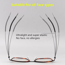 Load image into Gallery viewer, Brand round Myopia optical glasses frame Men eyeglasses women spectacle frames 2023 Acetate Alloy Square frame glasses 9843 9704