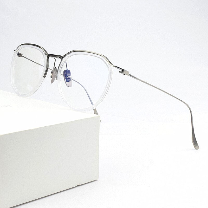 Brand round optical glasses frame men eyeglasses women spectacle frames Ultra light Retro eye glasses frames for women