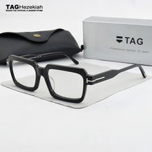Load image into Gallery viewer, Brand square optical glasses frame men 2023 Retro eyeglasses computer myopia eye glasses frames for women spectacles T5711-B