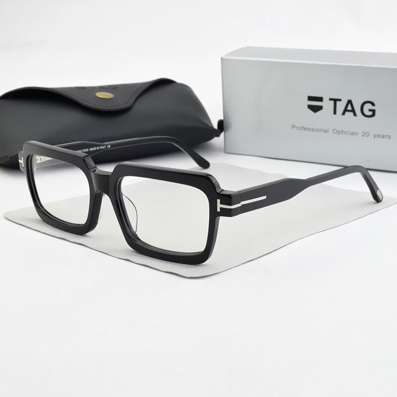 Brand square optical glasses frame men 2023 Retro eyeglasses computer myopia eye glasses frames for women spectacles T5711-B