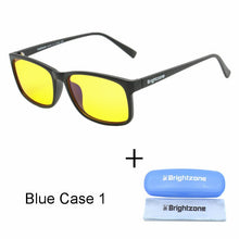 Load image into Gallery viewer, Brightzone Anti Blue Light Glasses Men Women Stop Eye Stain Sleep Better Defence Radiation Computer Night Driving Gaming Glasses