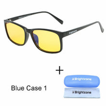 Load image into Gallery viewer, Brightzone Anti Blue Light Glasses Men Women Stop Eye Stain Sleep Better Defence Radiation Computer Night Driving Gaming Glasses