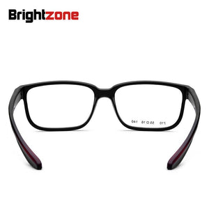 Brightzone Light-weight TR90 Run Motion Square Eyeglass Frames Optics Spectacle Basketball Eye Optician Oculos Grau Occhiali
