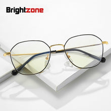 Carica l&#39;immagine nel visualizzatore di Gallery, Brightzone Multilateral Metal Ladies Clear Glasses Men Women Myopia Anti Blue Light Male Spectacle Square Eyeglass Frames