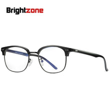 Load image into Gallery viewer, Brightzone Myopia Spectacle Brands Frame Men TR90 Anti Blue Light Vintage Retro Glasses Optical Eyeglasses Round Women Rims New