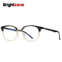 Load image into Gallery viewer, Brightzone Myopia Spectacle Brands Frame Men TR90 Anti Blue Light Vintage Retro Glasses Optical Eyeglasses Round Women Rims New