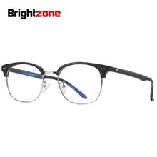 Load image into Gallery viewer, Brightzone Myopia Spectacle Brands Frame Men TR90 Anti Blue Light Vintage Retro Glasses Optical Eyeglasses Round Women Rims New