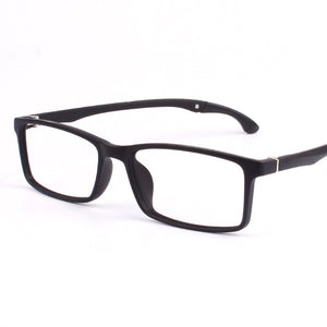Brightzone Motion Leg Folding Black Spectacles Plastic Steel Full Frame Men Women Leisure Optical Computer Glasses