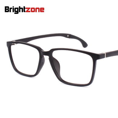 Brightzone Motion Leg Folding Black Spectacles Plastic Steel Full Frame Men Women Leisure Optical Computer Glasses