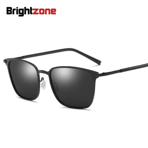 Brightzone Premium Man Anti-UVA And UVB Polarized Sunglasses Metal Driver Driving Fishing Sun Glasses Oculos De Sol Women Gafas