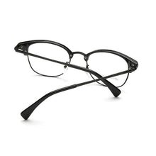 Load image into Gallery viewer, Browline Full Rim Optical Eyeglasses Frame for Men and Women Black and Leopard Glasses Eyewear