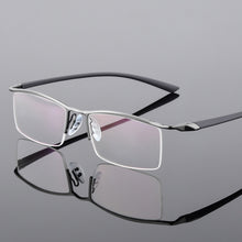 Load image into Gallery viewer, Browline Half Rim Metal Glasses Frame for Men Eyeglasses Cool Optical Eyewear Man Spectacles Prescription Frame 8190