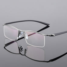 Load image into Gallery viewer, Browline Half Rim Metal Glasses Frame for Men Eyeglasses Cool Optical Eyewear Man Spectacles Prescription Frame 8190