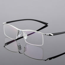 Load image into Gallery viewer, Browline Half Rim Metal Glasses Frame for Men Eyeglasses Cool Optical Eyewear Man Spectacles Prescription Frame 8190