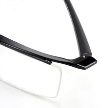 Load image into Gallery viewer, Browline Half Rim Titanium Metal Glasses Frame for Men Eyeglasses Cool Optical Eyewear Man Spectacles Prescription Frame