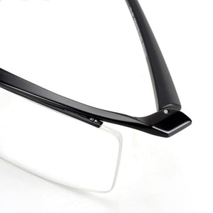 Browline Half Rim Titanium Metal Glasses Frame for Men Eyeglasses Cool Optical Eyewear Man Spectacles Prescription Frame