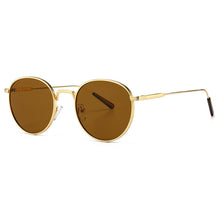 Load image into Gallery viewer, Brown Frameless Gold Metal Ladies Sunglasses Rimless Gradient Lens Blue Sun Glasses For Men UV400 Summer 2023