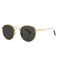 Load image into Gallery viewer, Brown Frameless Gold Metal Ladies Sunglasses Rimless Gradient Lens Blue Sun Glasses For Men UV400 Summer 2023