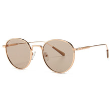 Load image into Gallery viewer, Brown Frameless Gold Metal Ladies Sunglasses Rimless Gradient Lens Blue Sun Glasses For Men UV400 Summer 2023