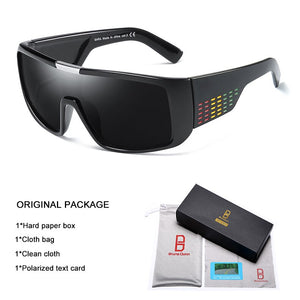 Bruno Dunn Lentes Dragon Domo Brand Designer Sunglasses For Men Sport Gafas Sun Glasses Oversized Frame Coating With Box Ray
