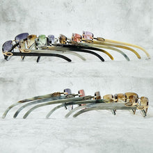 Carica l&#39;immagine nel visualizzatore di Gallery, Buffs Occhiali da sole da uomo Carter Desinger Occhiali da sole da donna Prodotto di tendenza 2023 Marca Corno di bufalo Shades Lentes De Sol Mujer