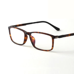Business Glasses Frame Rectangular Spectacles Men Optical Prescription Eyeglasses Frame Casual Male Eyewear