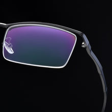 Load image into Gallery viewer, Business Men Browline Half Rim Glasses Frame Metal Alloy Eyeglasses Optical Eyewear Men&#39;s Spectacles Prescription Frames