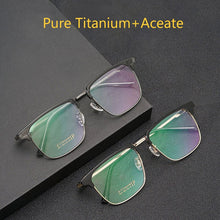 Load image into Gallery viewer, Business Men Pure Titanium Myopia Glasses Custom Optical Hyperopia Frame Ultra-Light Prescription Glasses Frame