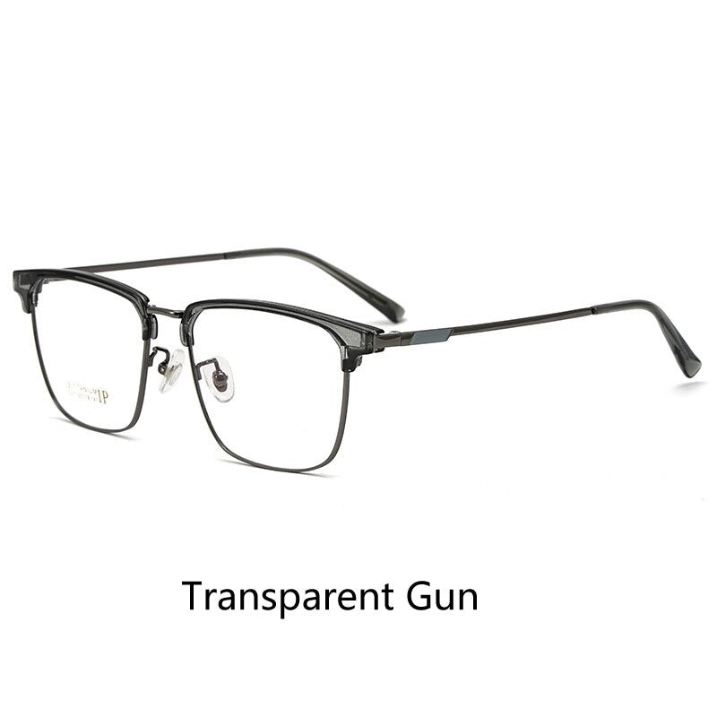 Business Men Pure Titanium Myopia Glasses Custom Optical Hyperopia Frame Ultra-Light Prescription Glasses Frame