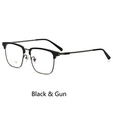 Load image into Gallery viewer, Business Men Pure Titanium Myopia Glasses Custom Optical Hyperopia Frame Ultra-Light Prescription Glasses Frame