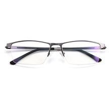 Load image into Gallery viewer, Business Men Semi Frameless Glasses Frame Titanium Alloy S41001 Classic Male&#39;s Spectacles Prescription Frames With Spring Hinge