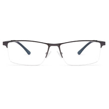 Load image into Gallery viewer, Business Men Semi Frameless Glasses Frame Titanium Alloy S41001 Classic Male&#39;s Spectacles Prescription Frames With Spring Hinge