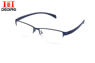 Business Oversized Eyewear Frame Man Super Large Optical Eyeglasses Half Frame Big Head Metal Big Size Glasses DD1454
