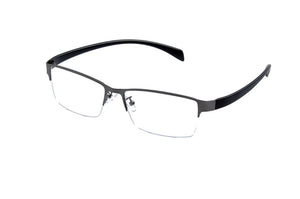 Business Oversized Eyewear Frame Man Super Large Optical Eyeglasses Half Frame Big Head Metal Big Size Glasses DD1454