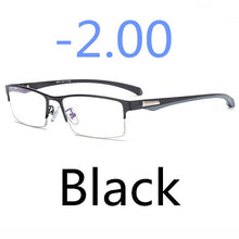 Load image into Gallery viewer, Business Style MEN Titanium Alloy Myopia Glasses ,Male Half Frame Business Resin Lenses Eyeglasses For Prescription  M100