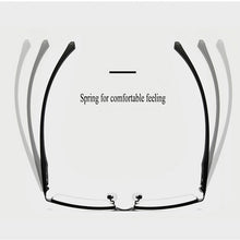 Load image into Gallery viewer, Business Style MEN Titanium Alloy Myopia Glasses ,Male Half Frame Business Resin Lenses Eyeglasses For Prescription  M100