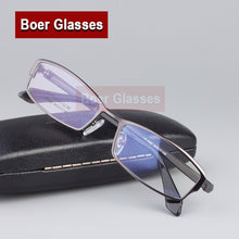 Load image into Gallery viewer, Business Titanium Man RX-able Spectacles Full Frames Myopia Eyewear Eye Glasses 9982 size 54-17-140