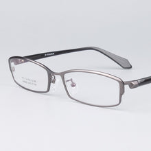 Load image into Gallery viewer, Business Titanium Man RX-able Spectacles Full Frames Myopia Eyewear Eye Glasses 9982 size 54-17-140